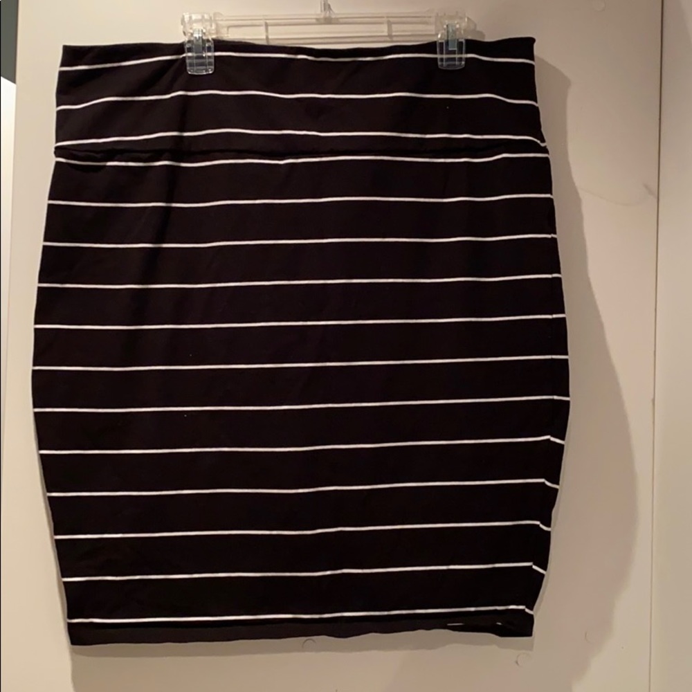 Torrid 3x Striped Skirt